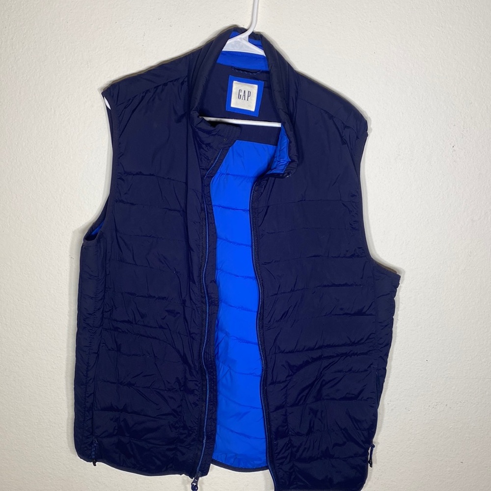 Blue gap vest size L